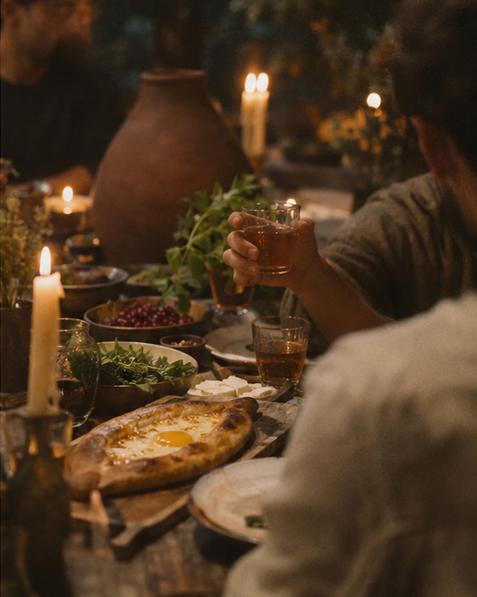 The table